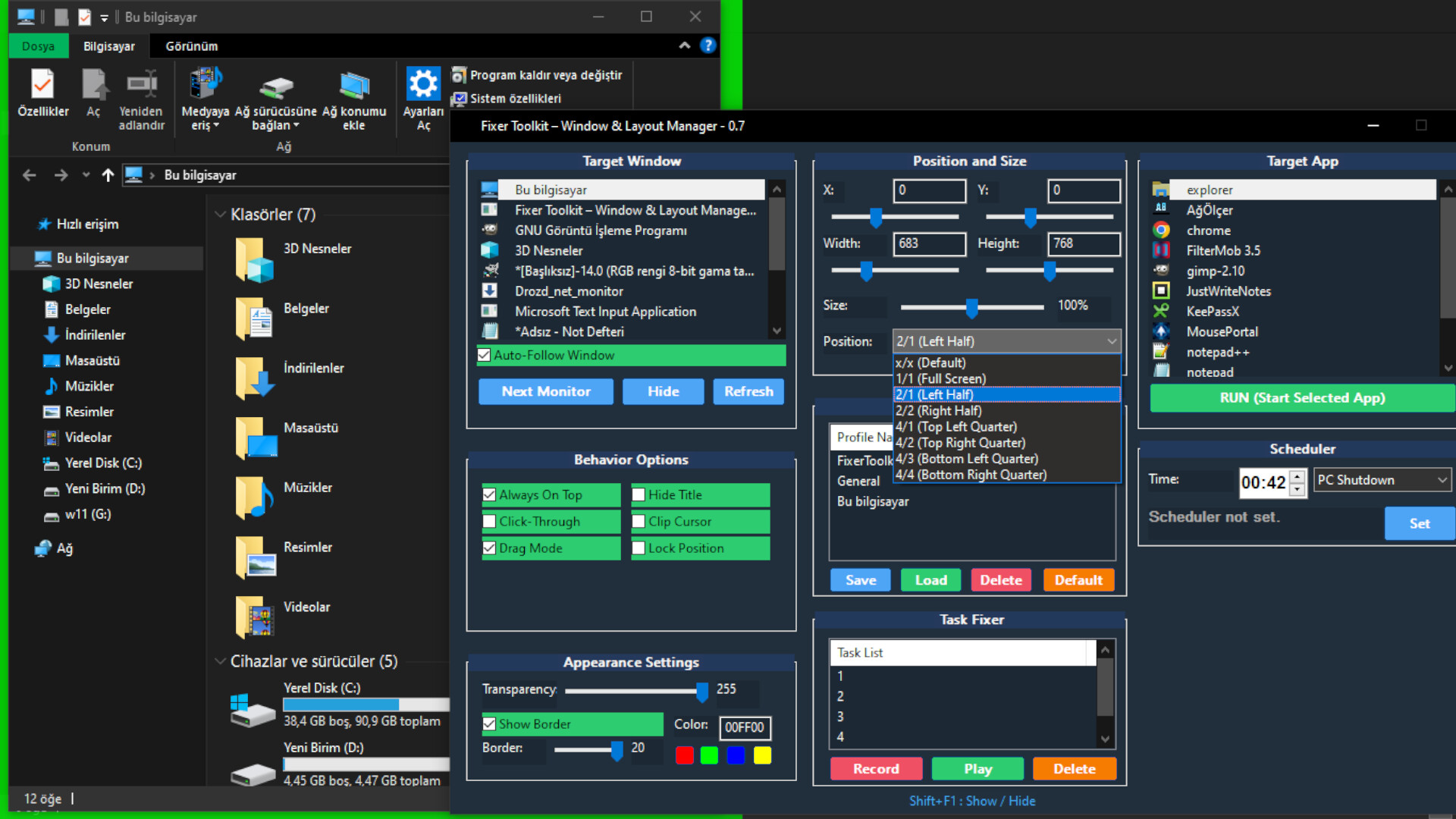 Fixer Toolkit – Window & Layout Manager screenshot 4