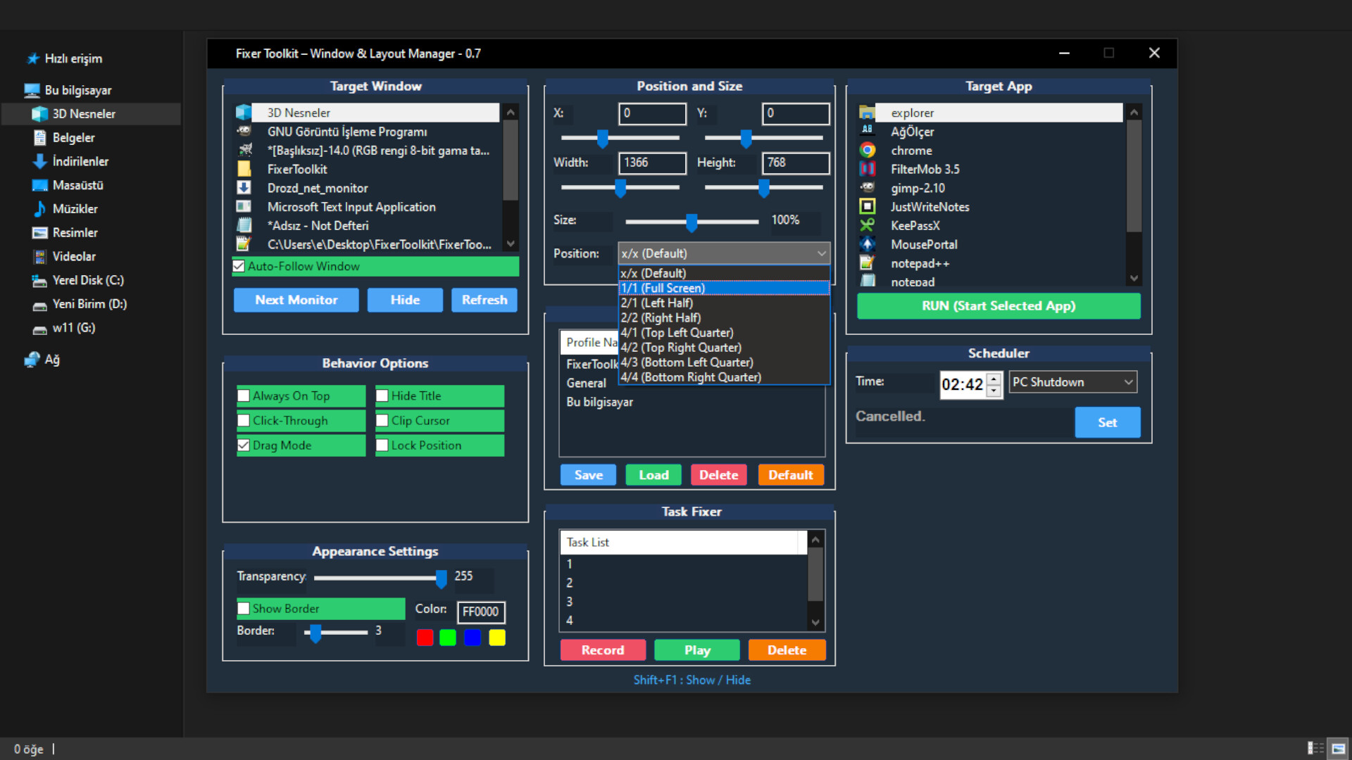 Fixer Toolkit – Window & Layout Manager screenshot 7
