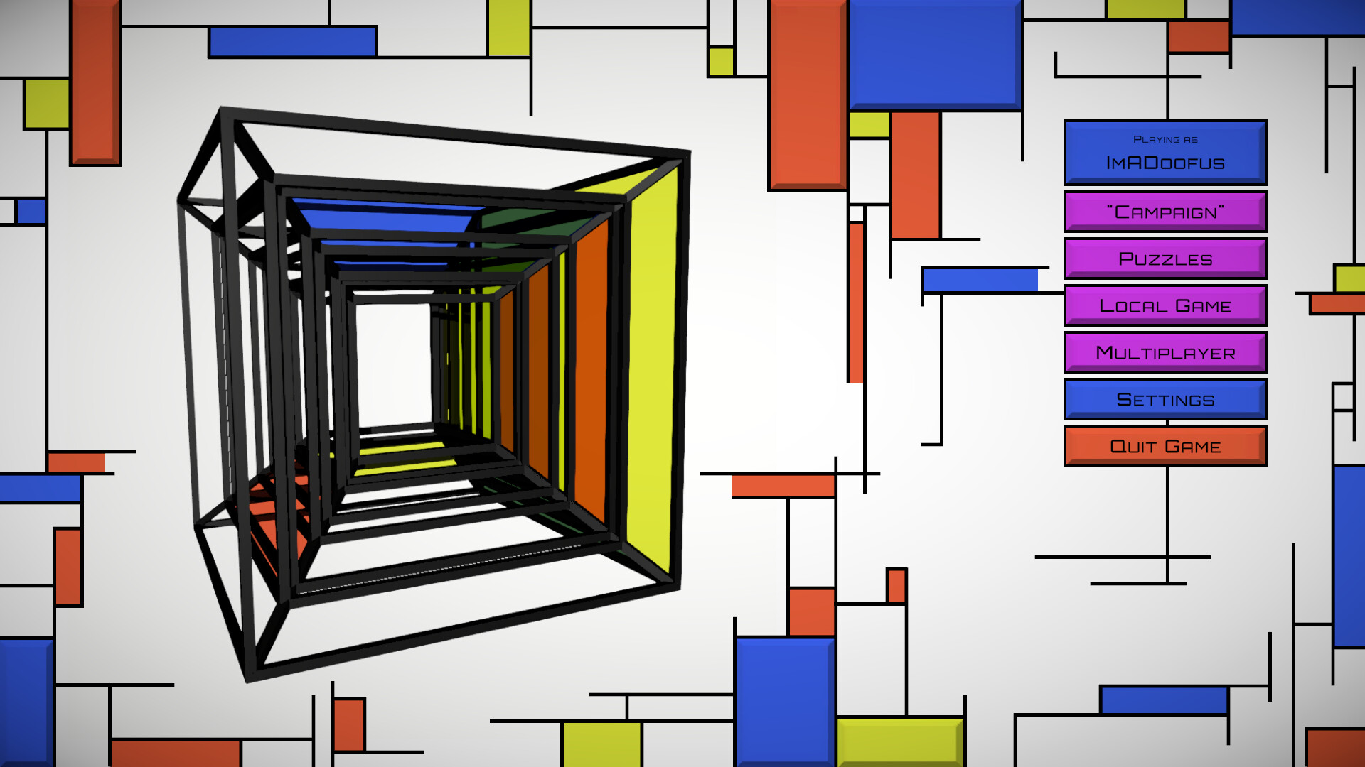 Tic-Tac-Toe Dimensions screenshot 1
