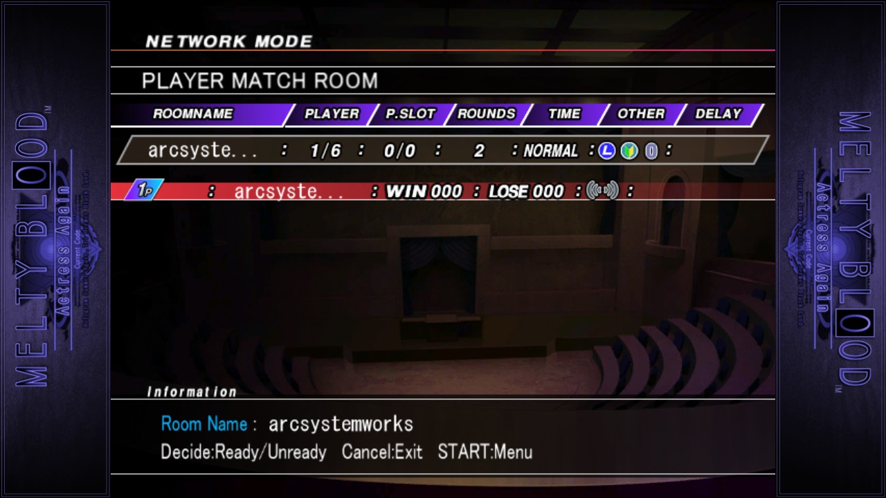 MELTY BLOOD Actress Again Current Code screenshot 13