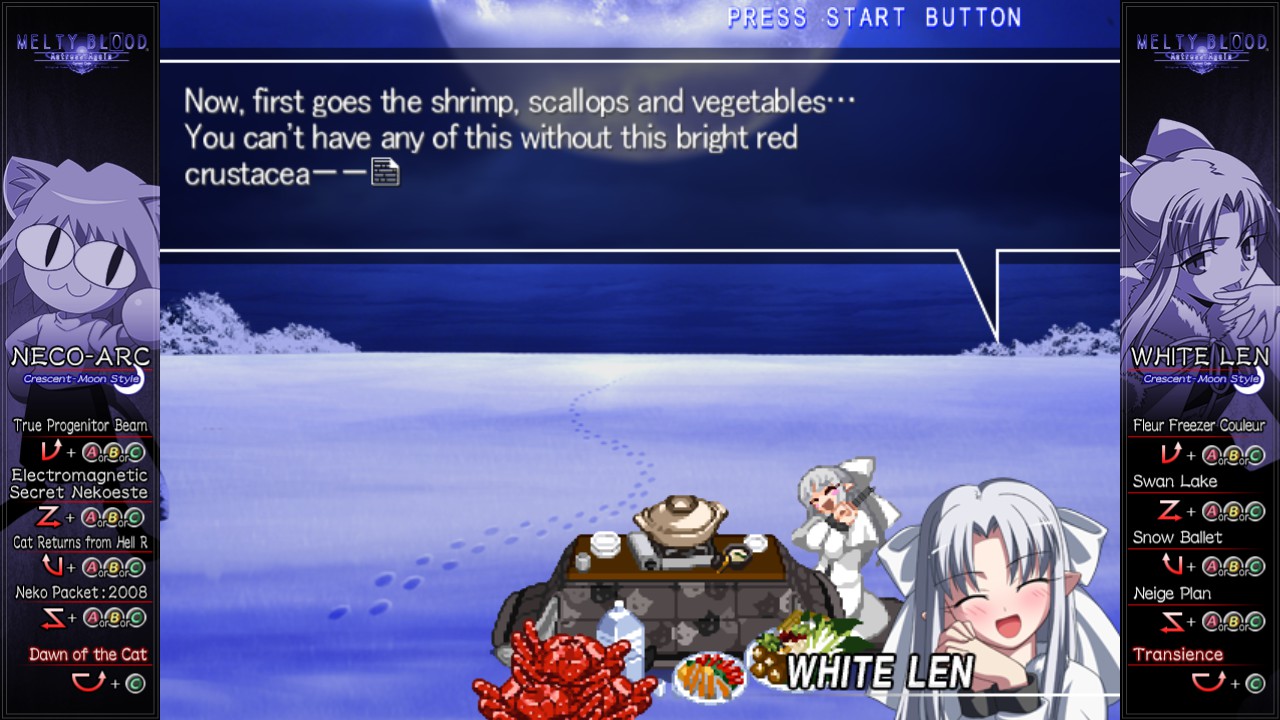 MELTY BLOOD Actress Again Current Code screenshot 11