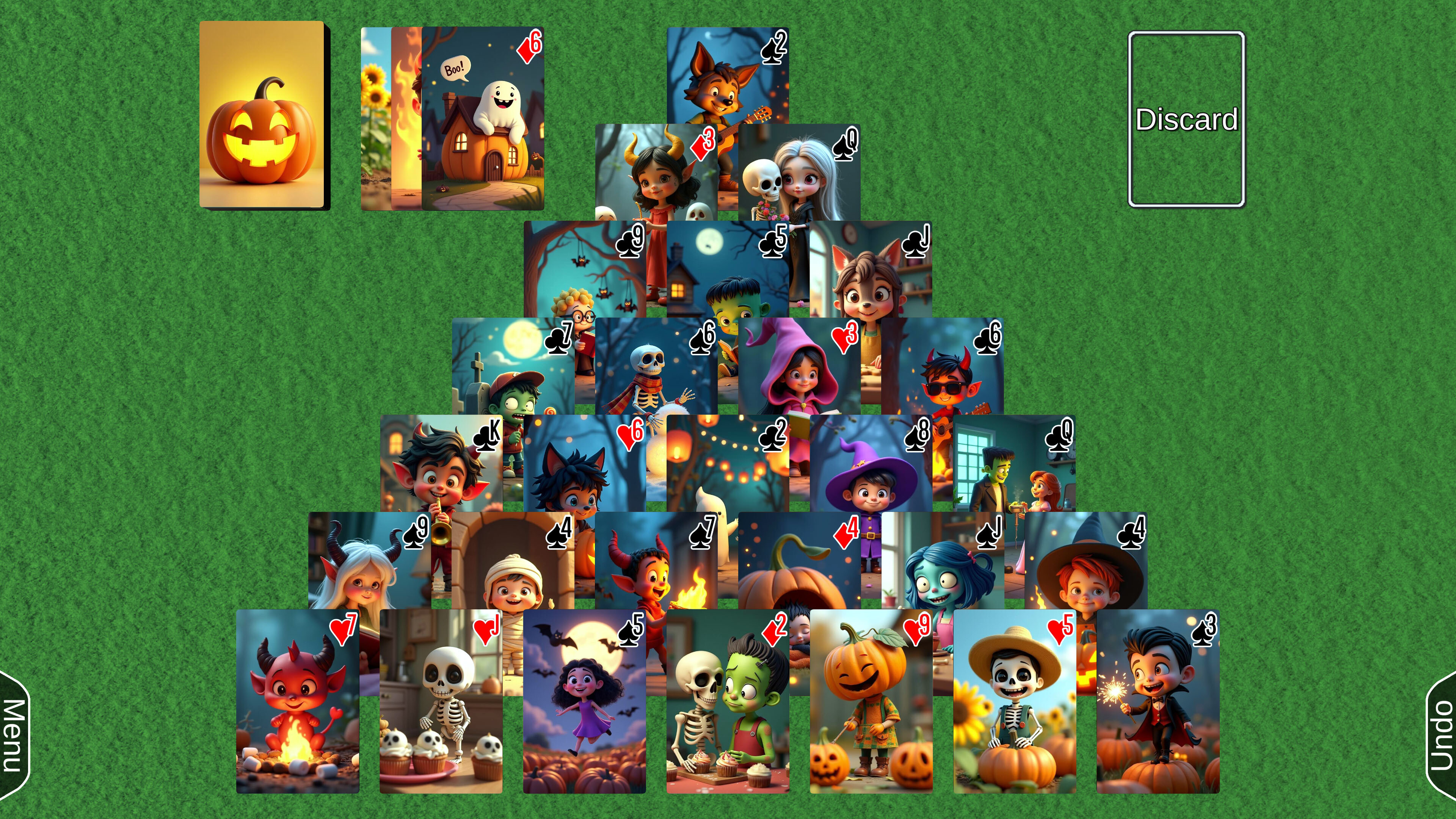 Wyvern Solitaire Deck Pack: Halloween screenshot 4