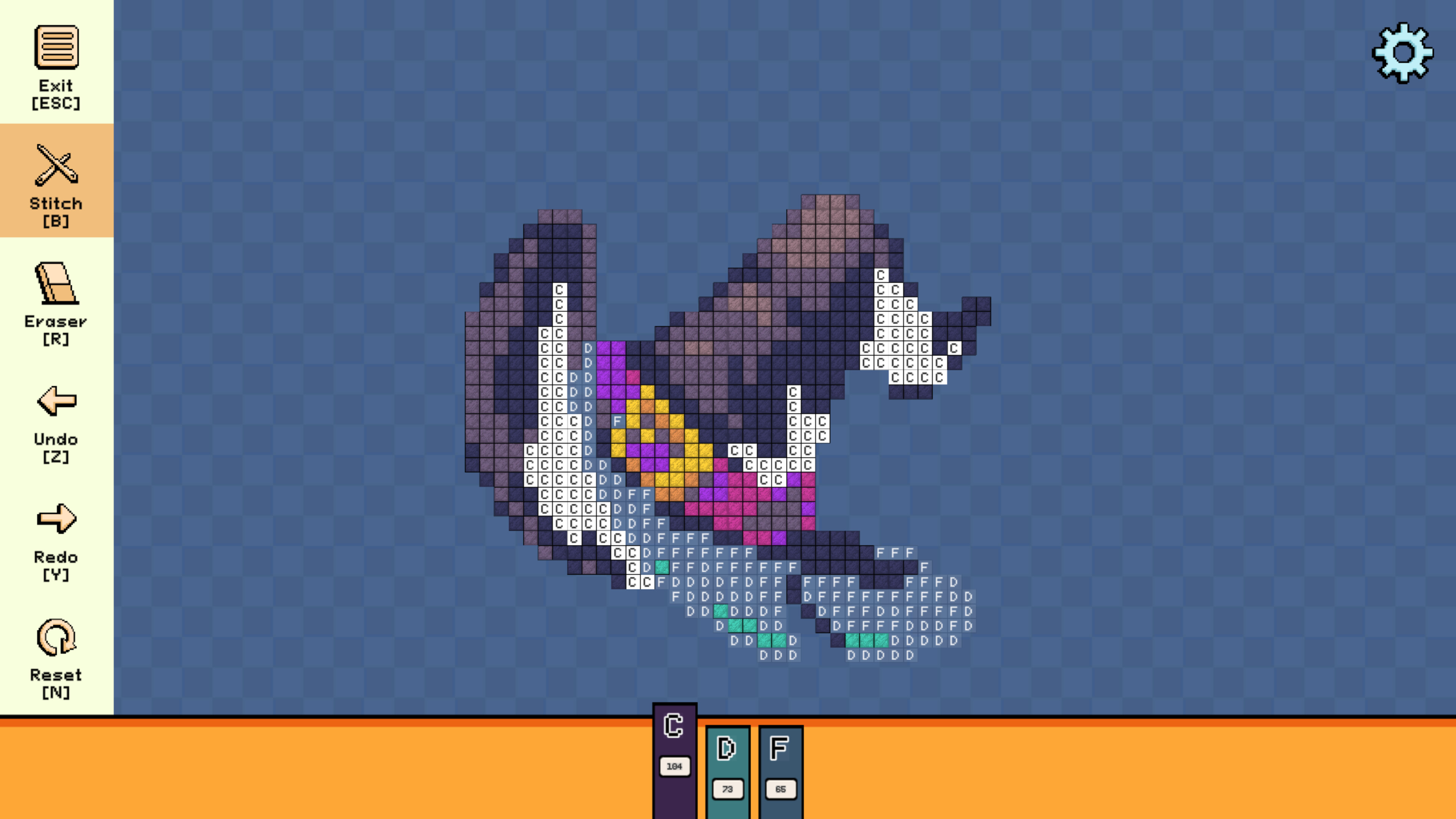 Pixel Cross Stitch - Halloween Miniatures Pack screenshot 4