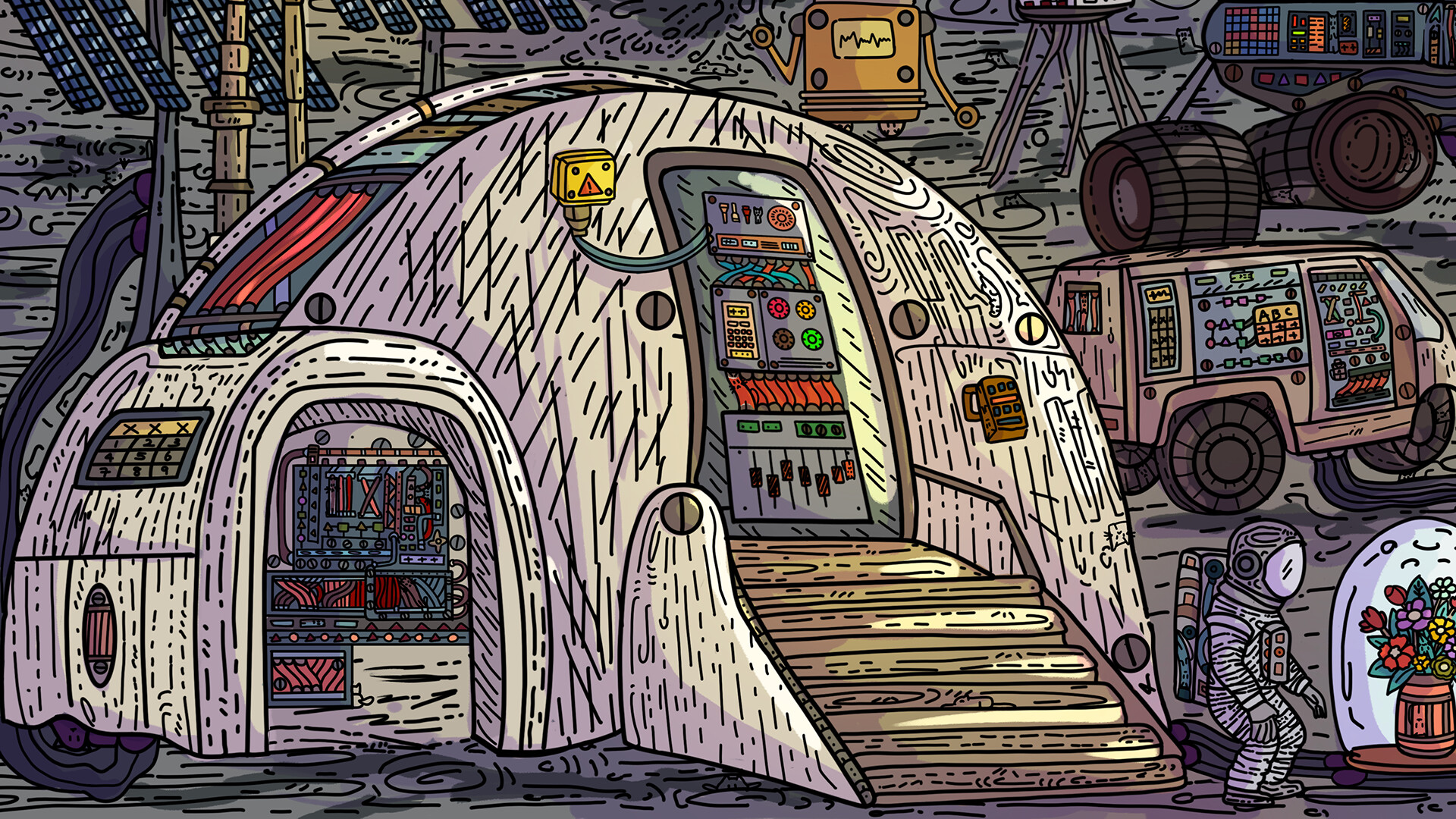 100 Moon Base Cats screenshot 3