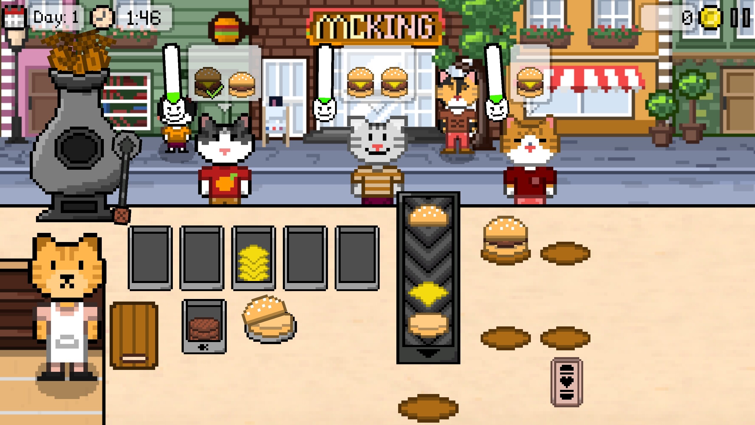 Kitty Burger screenshot 1