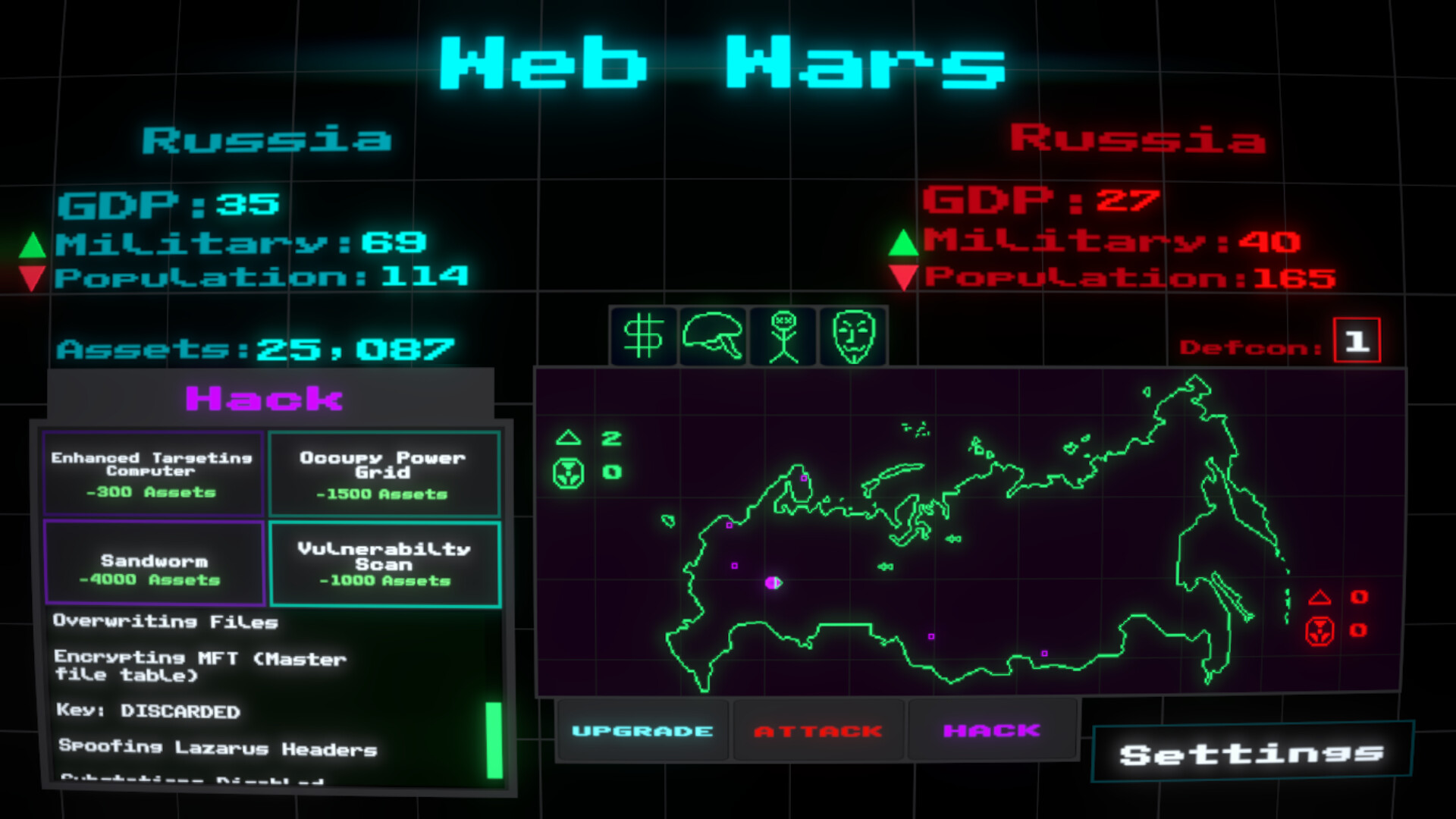 Web Wars screenshot 1