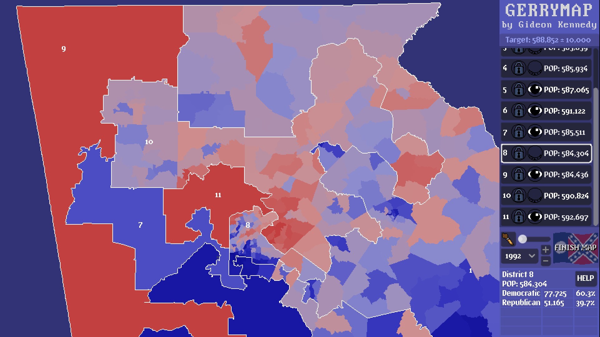 Gerrymap screenshot 3