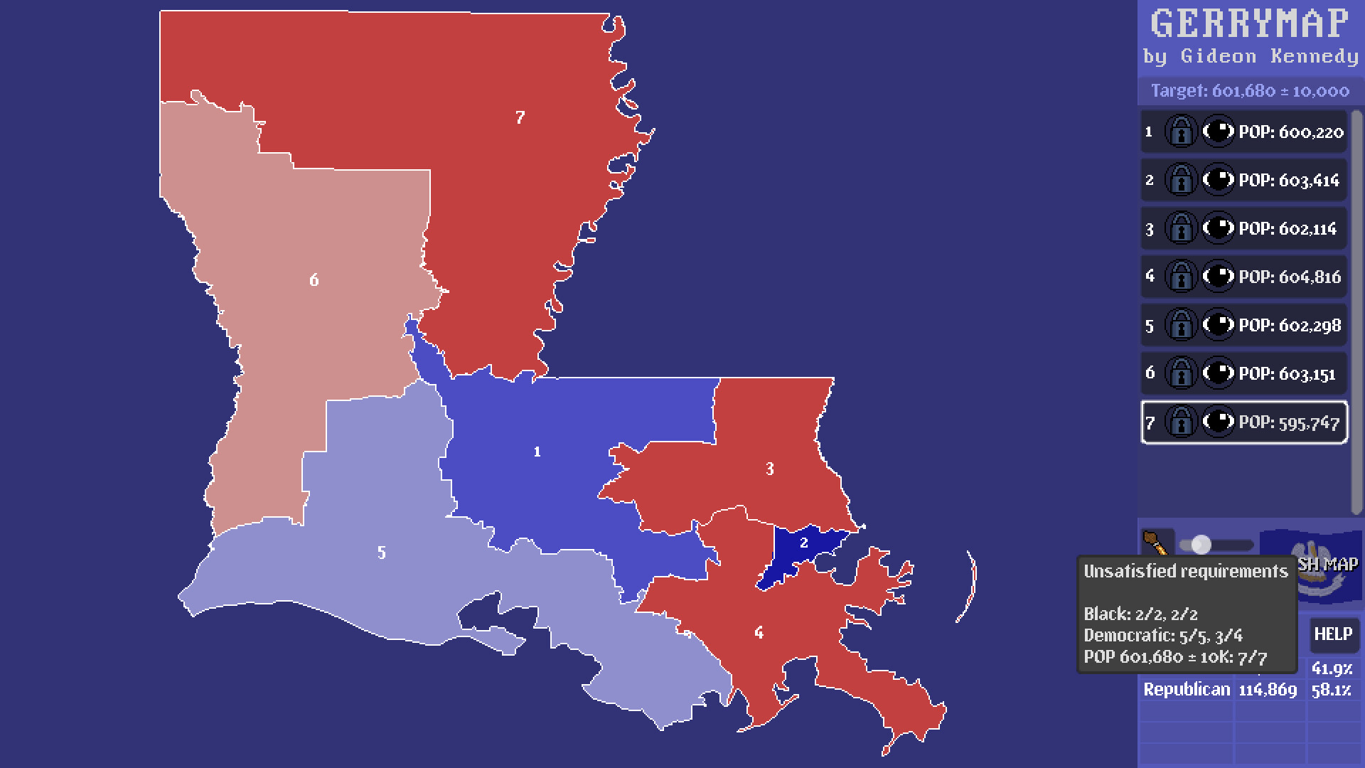Gerrymap screenshot 1