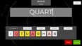 Word game showing the word "Quart"