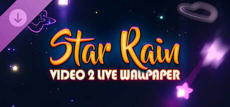 Video 2 Live Wallpaper - Star Rain (Video Wallpaper)