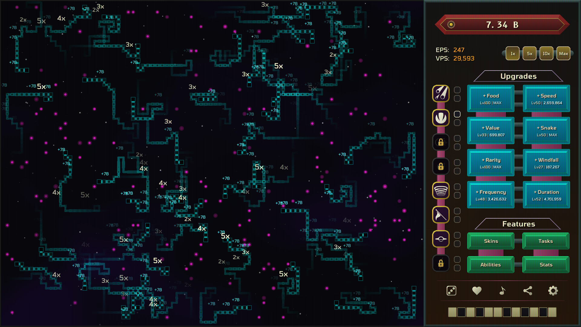 Auto Snakes in Outer Space screenshot 3