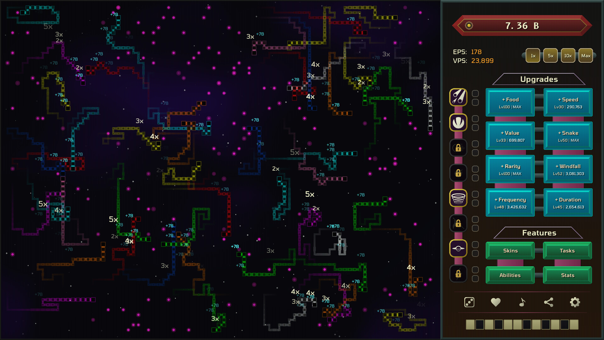 Auto Snakes in Outer Space screenshot 8
