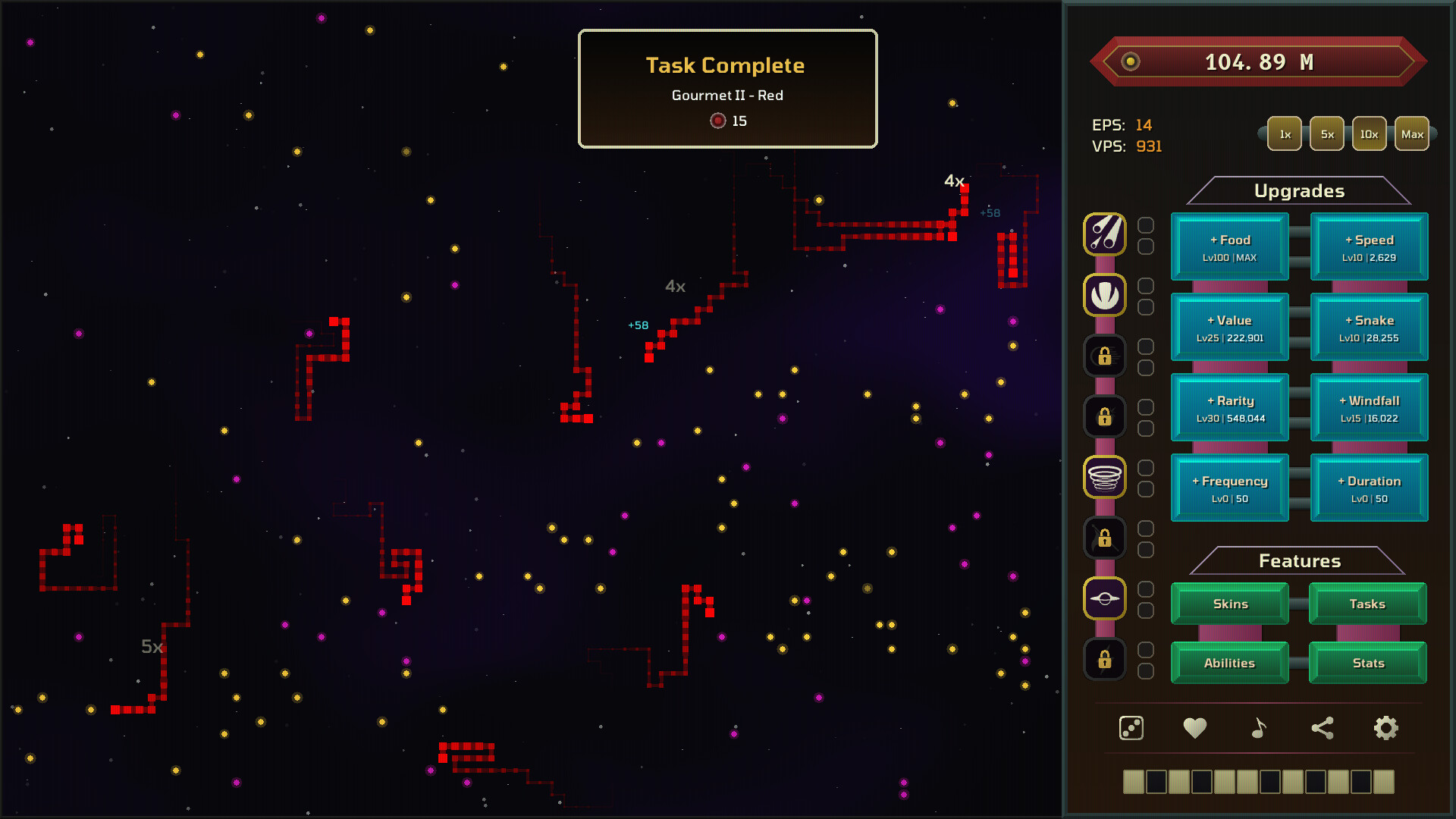 Auto Snakes in Outer Space screenshot 5