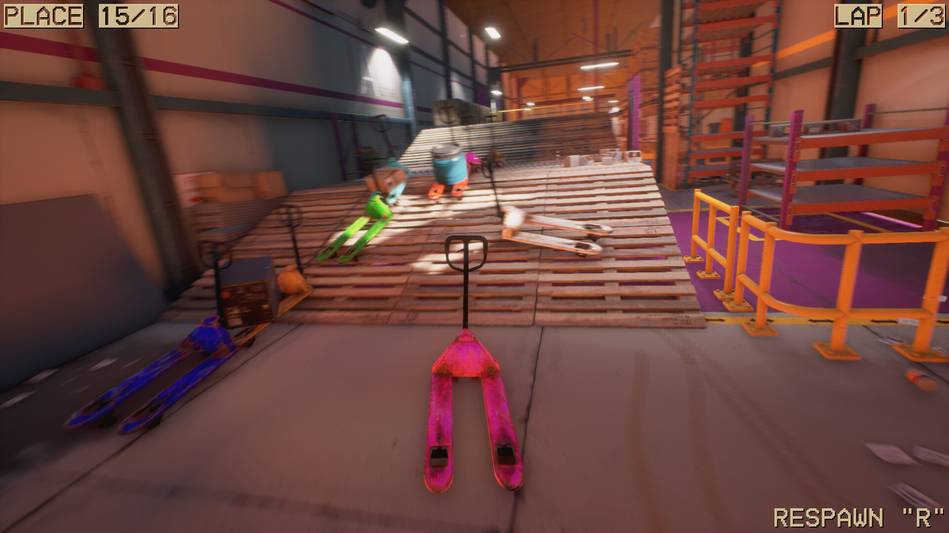 Pallet Jack Racing screenshot 1