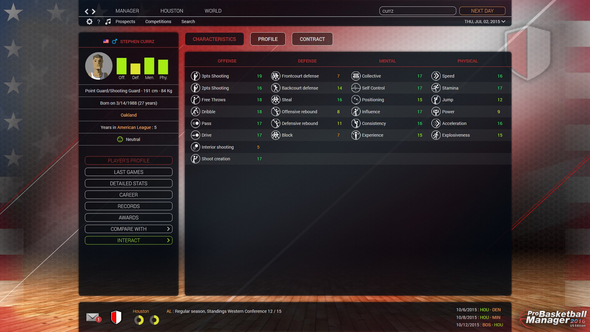 Pro Basketball Manager 2016 - US Edition screenshot 6