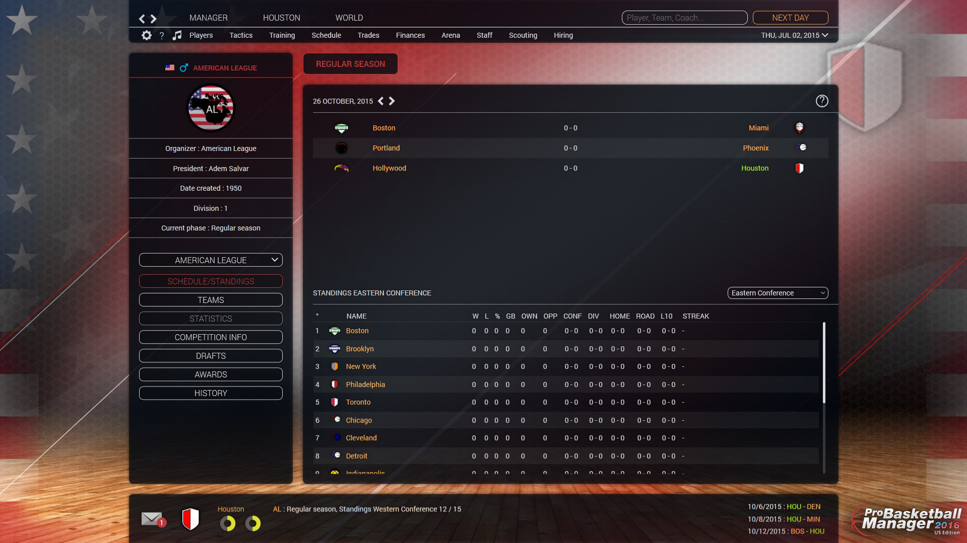 Pro Basketball Manager 2016 - US Edition screenshot 5