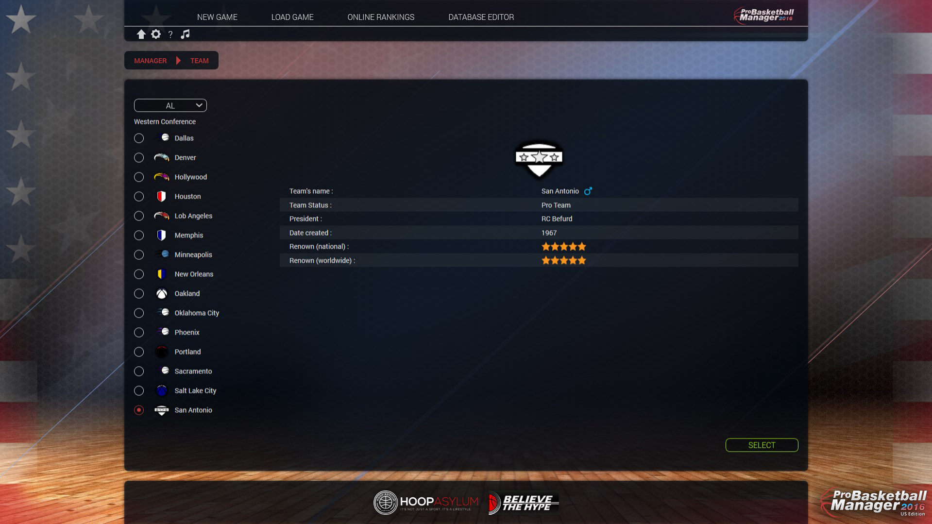 Pro Basketball Manager 2016 - US Edition screenshot 2