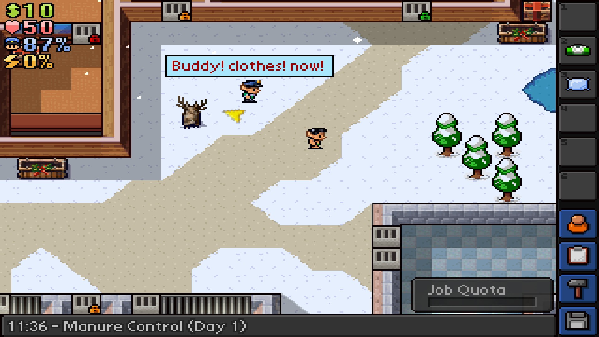 The Escapists - Santa's Sweatshop screenshot 2