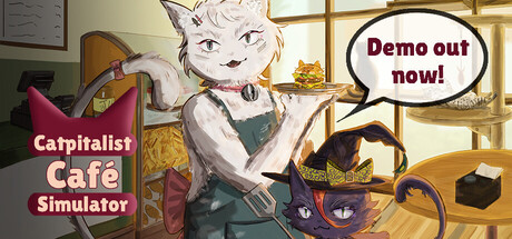 CATpitalist Cafe Simulator — Steam header