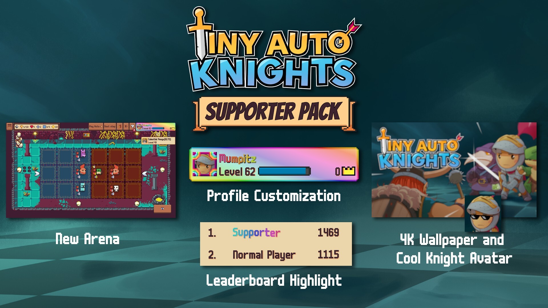 Tiny Auto Knights - Supporter Pack screenshot 1