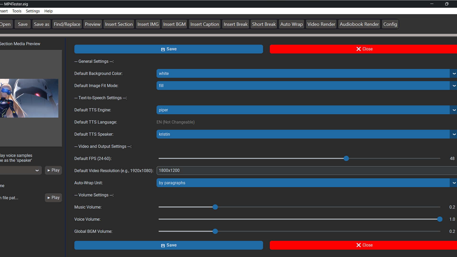 EigaScript: Script-Based Video/Audiobook Maker screenshot 1