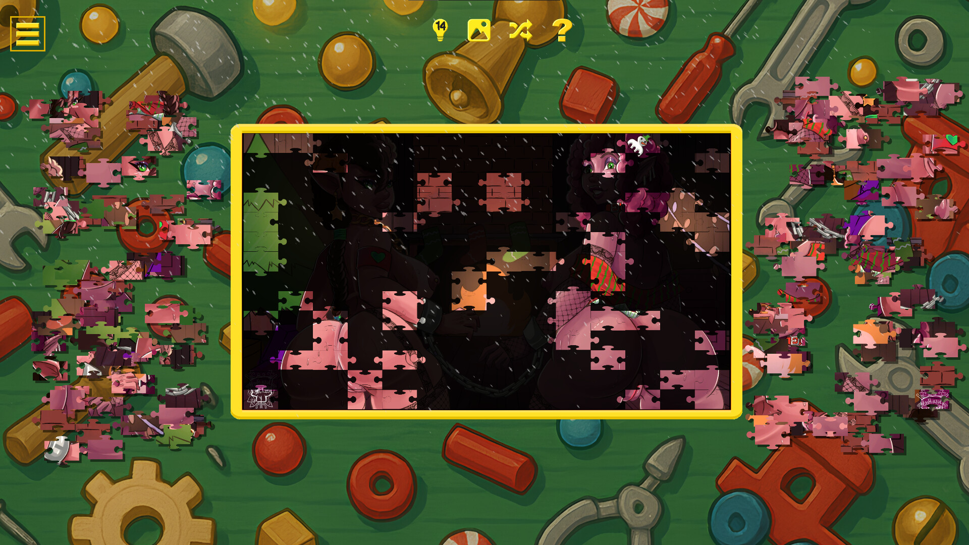 Naughty Christmas Jigsaw screenshot 7