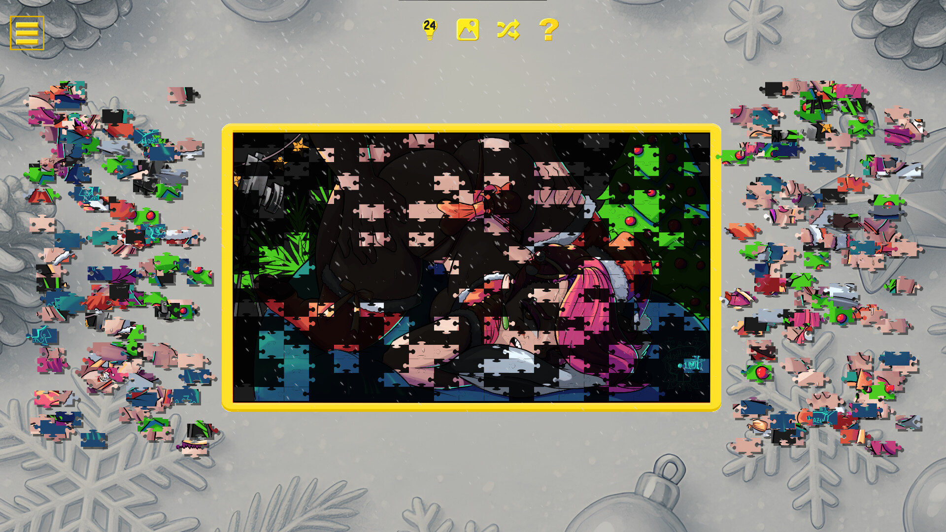 Naughty Christmas Jigsaw screenshot 6