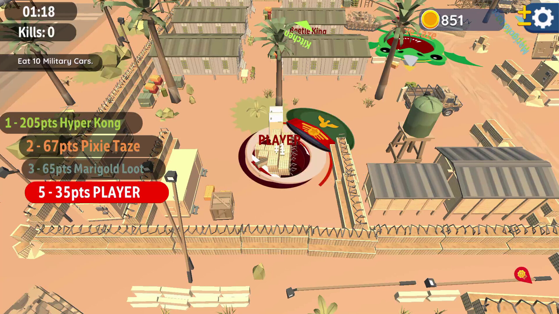 Hole io: War Zone DLC screenshot 1