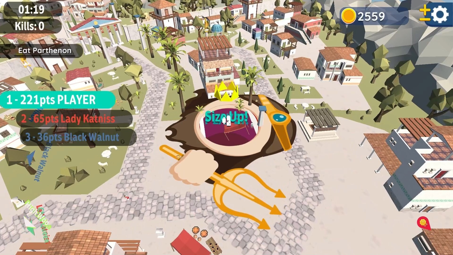 Hole io: Ancient DLC screenshot 1