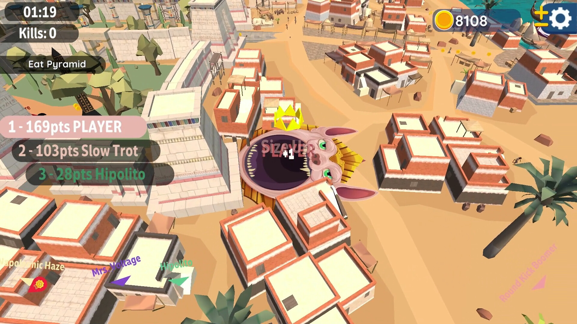 Hole io: Pyramids DLC screenshot 1
