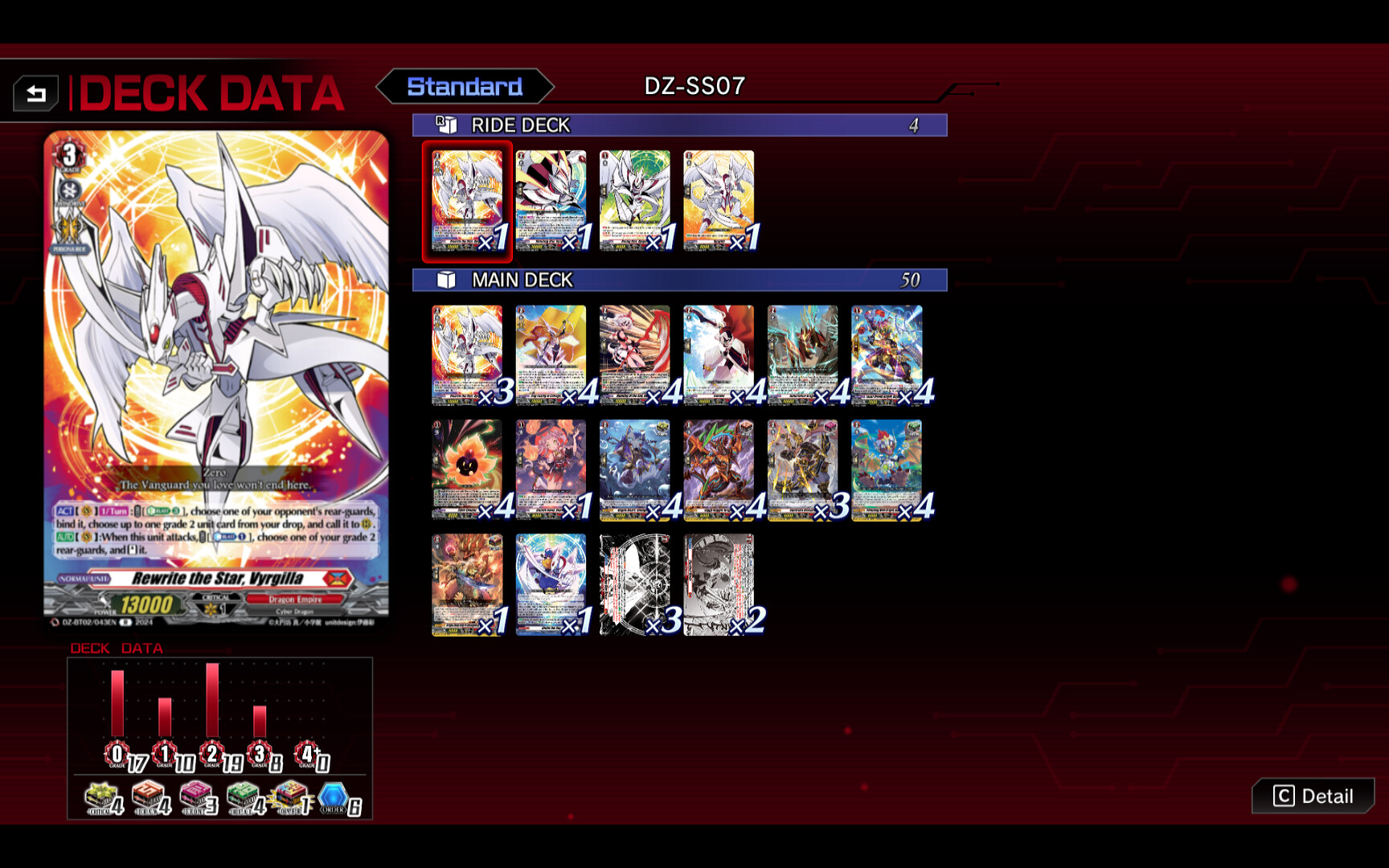 Cardfight!! Vanguard DD 2:Card Unlock Vol. 7.5【DZ-SS07＆08】
