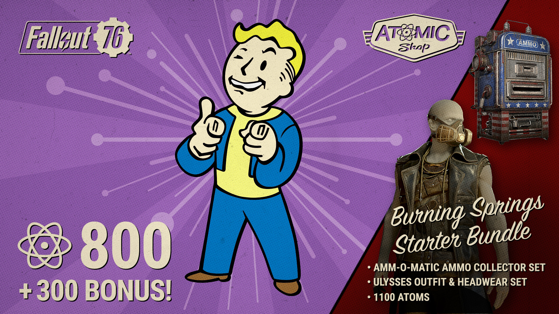Fallout 76: Burning Springs Starter Bundle screenshot 1
