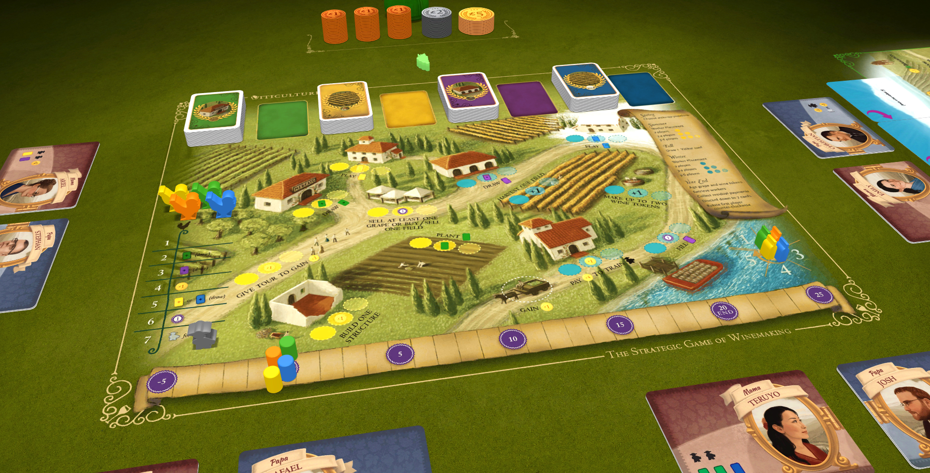 Tabletopia - Viticulture: Essential Edition screenshot 7