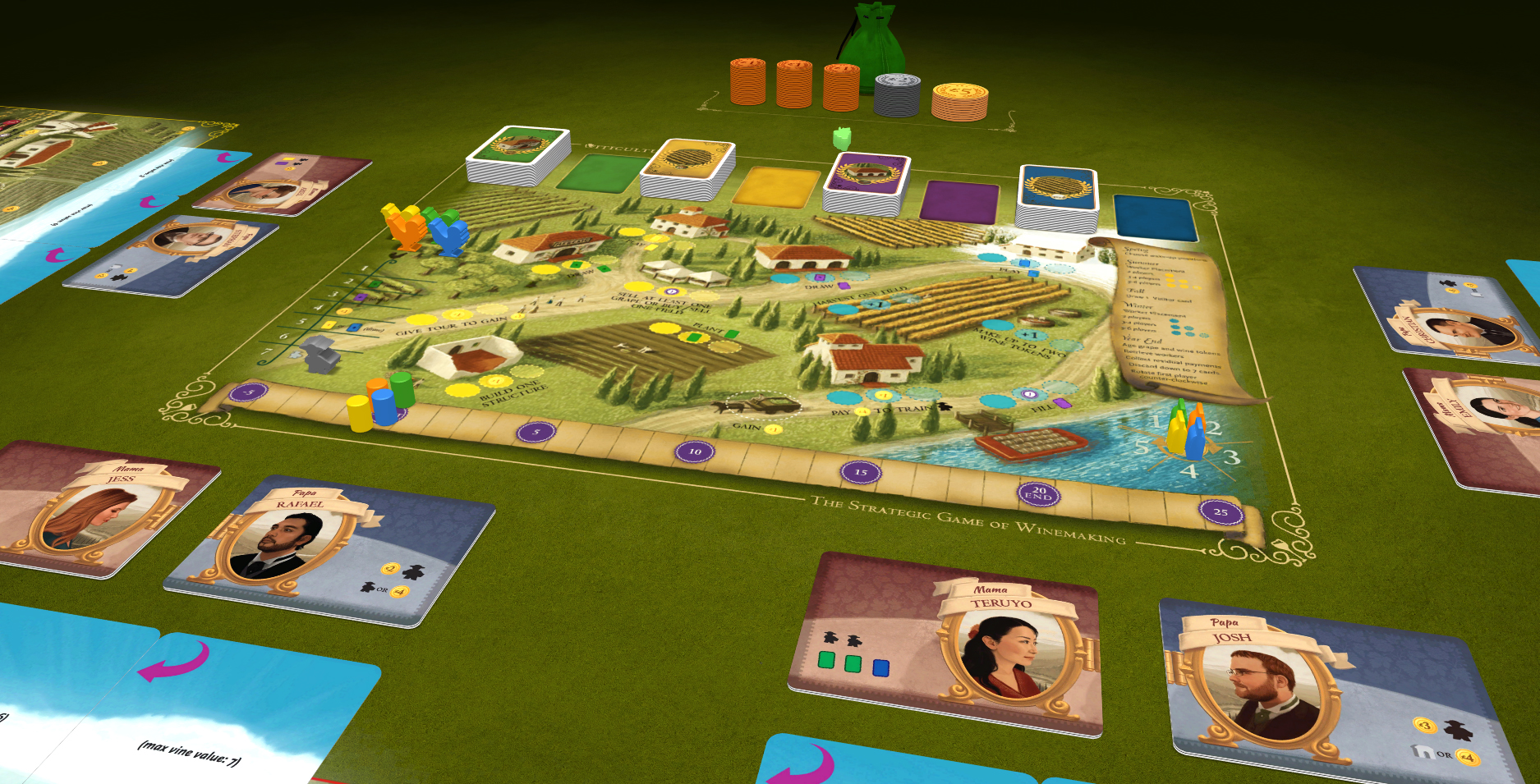 Tabletopia - Viticulture: Essential Edition screenshot 6