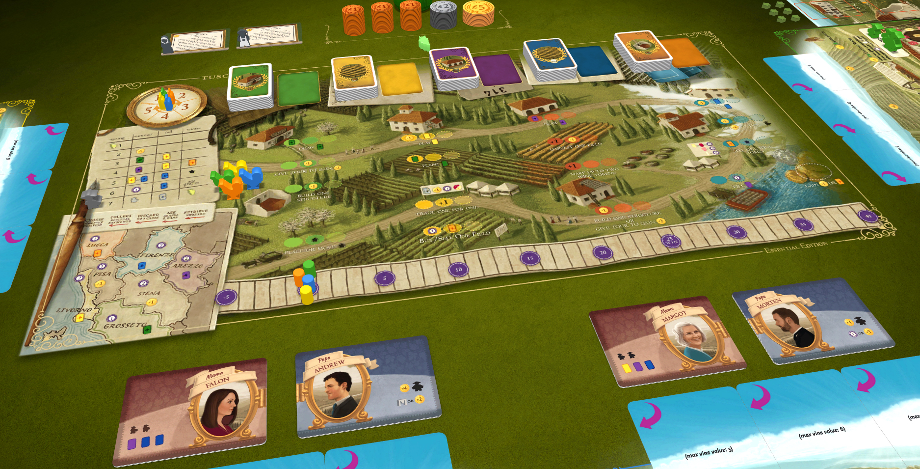 Tabletopia - Tuscany: Essential Edition screenshot 5