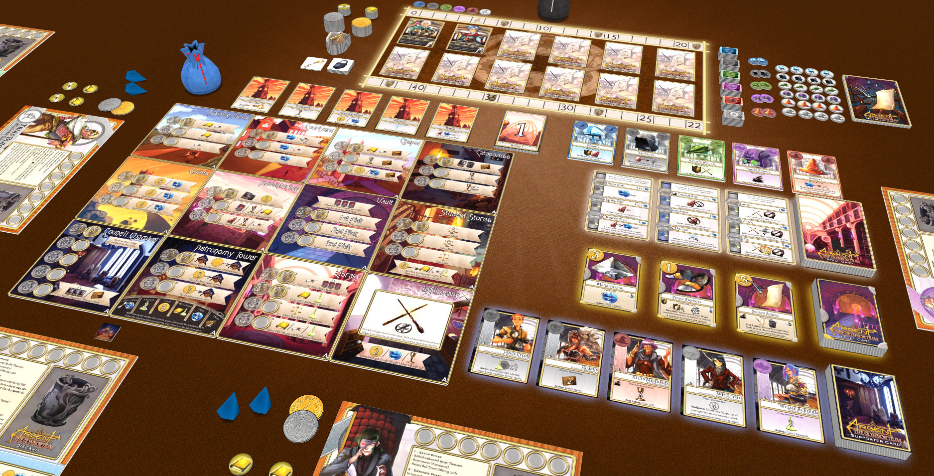 Tabletopia - Argent: the Consortium screenshot 7