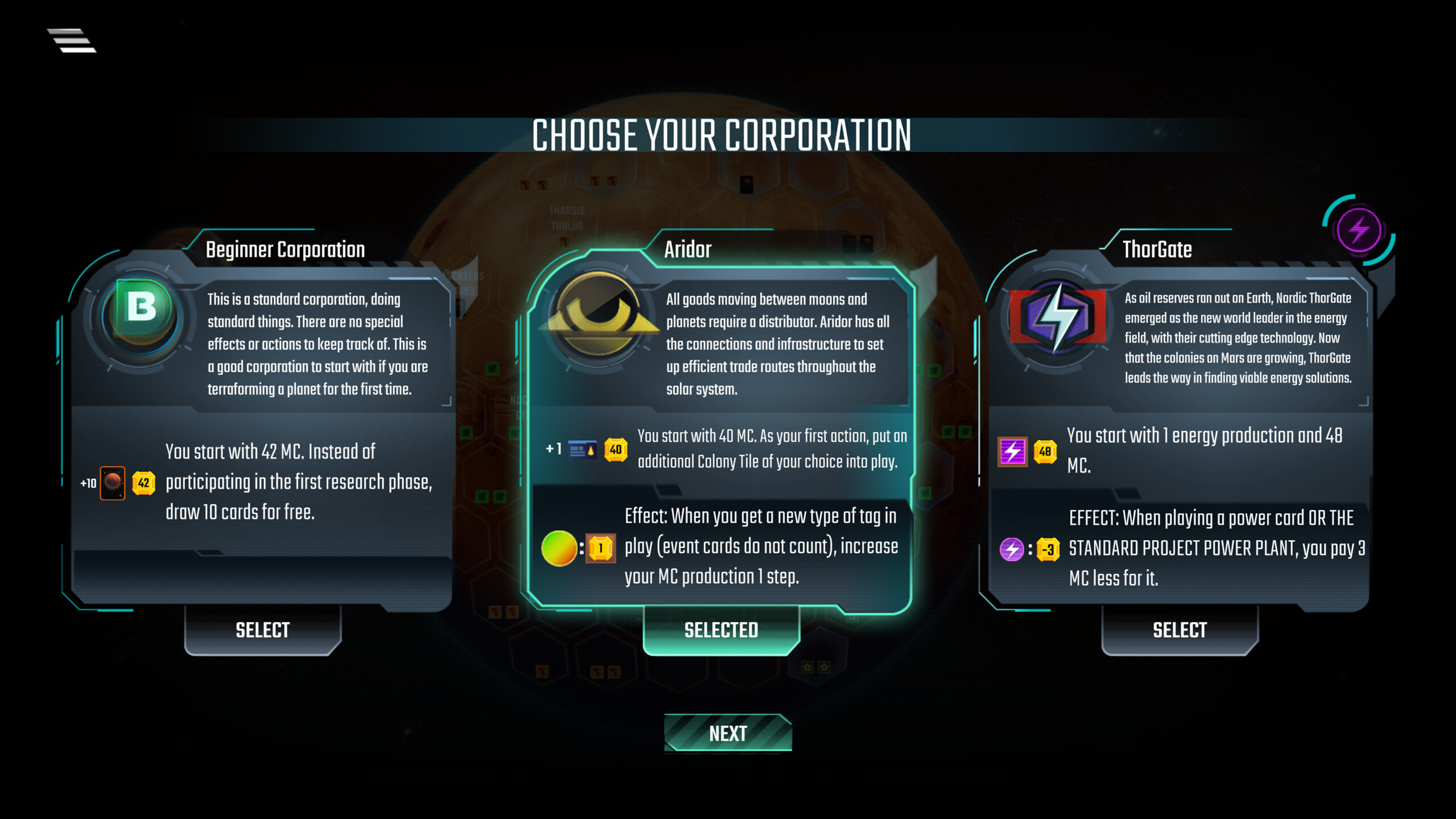 Terraforming Mars - Colonies screenshot 1