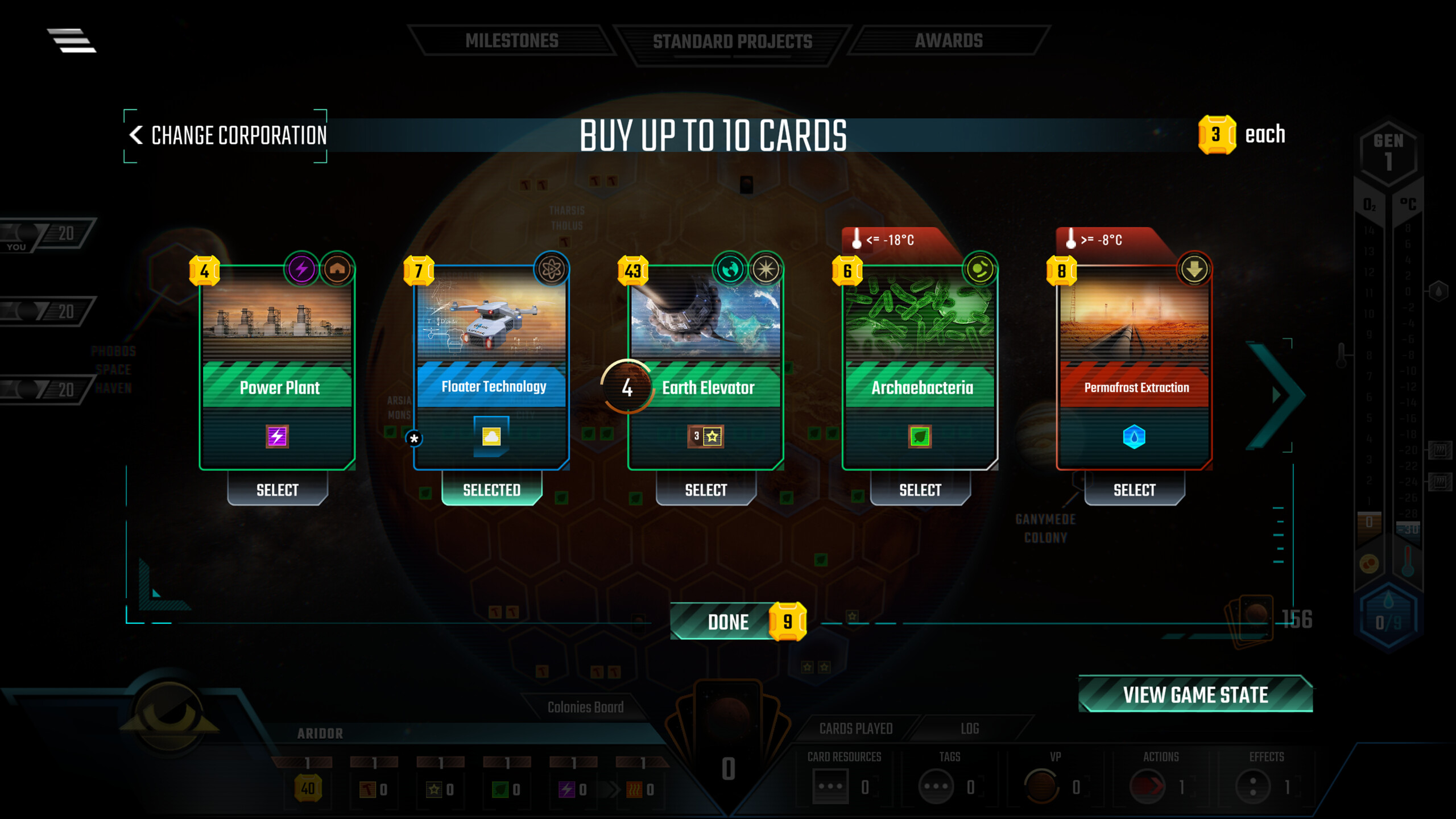 Terraforming Mars - Colonies screenshot 5