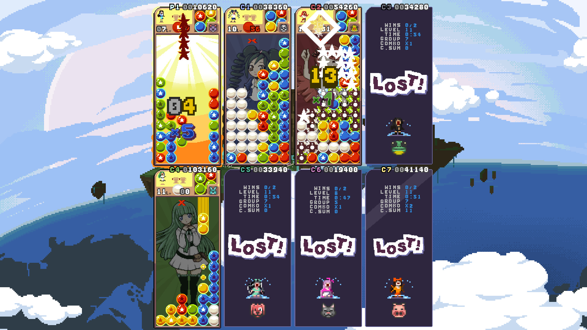 Raining Blobs screenshot 2
