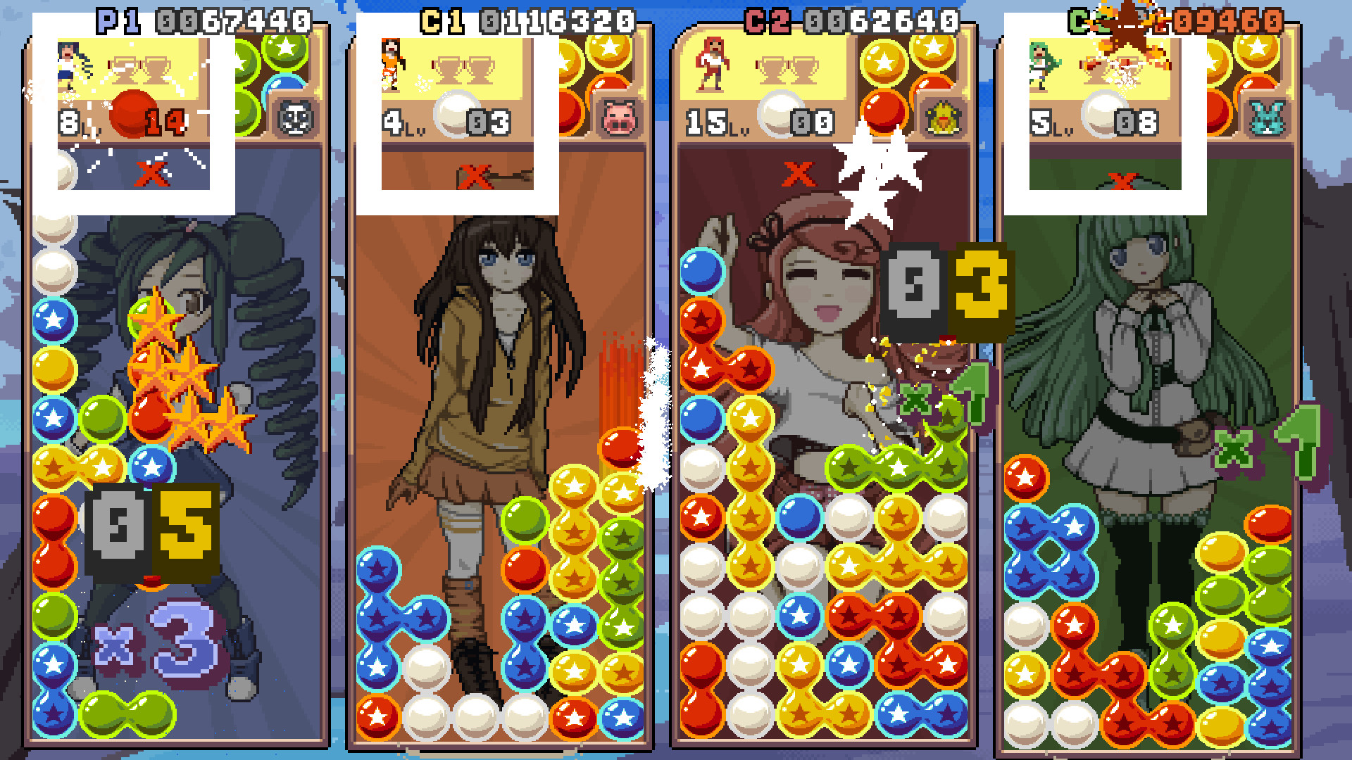 Raining Blobs screenshot 1