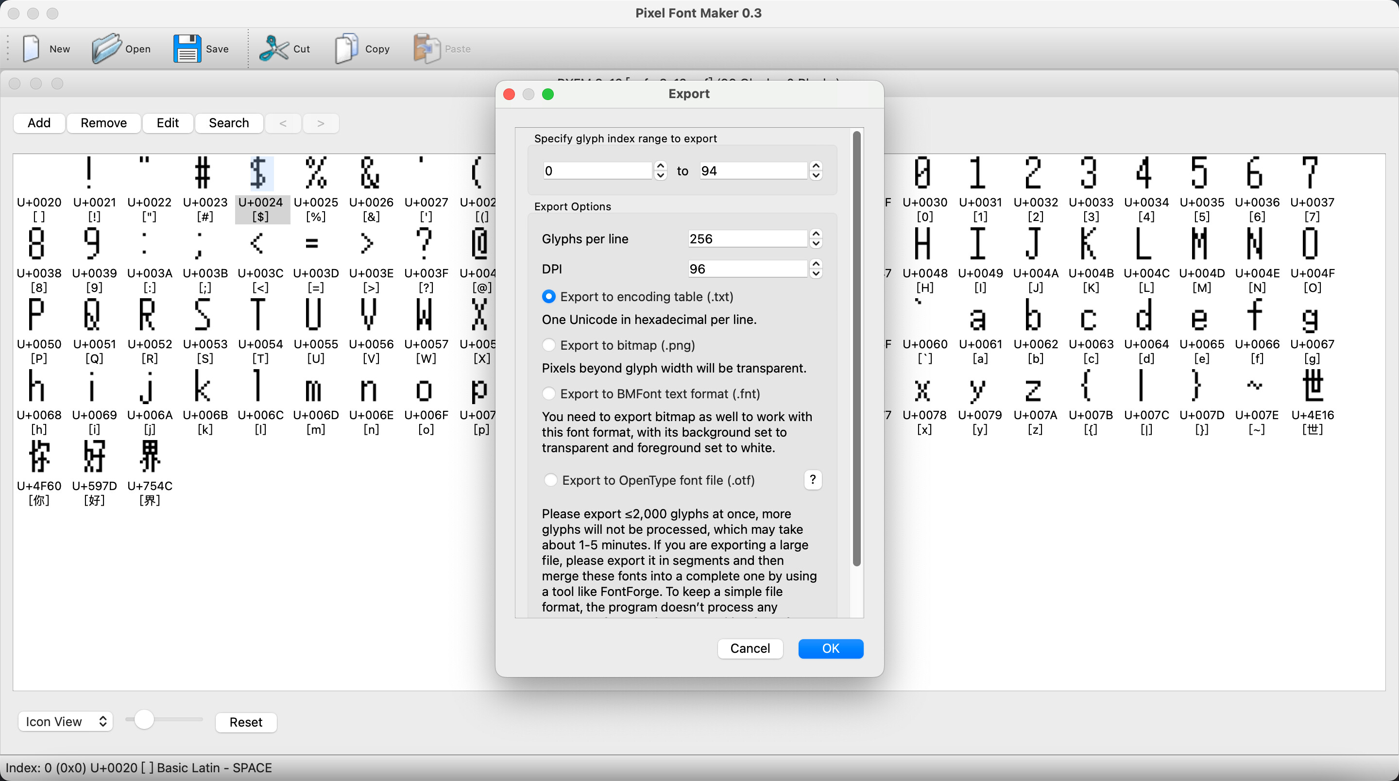 Pixel Font Maker screenshot 4