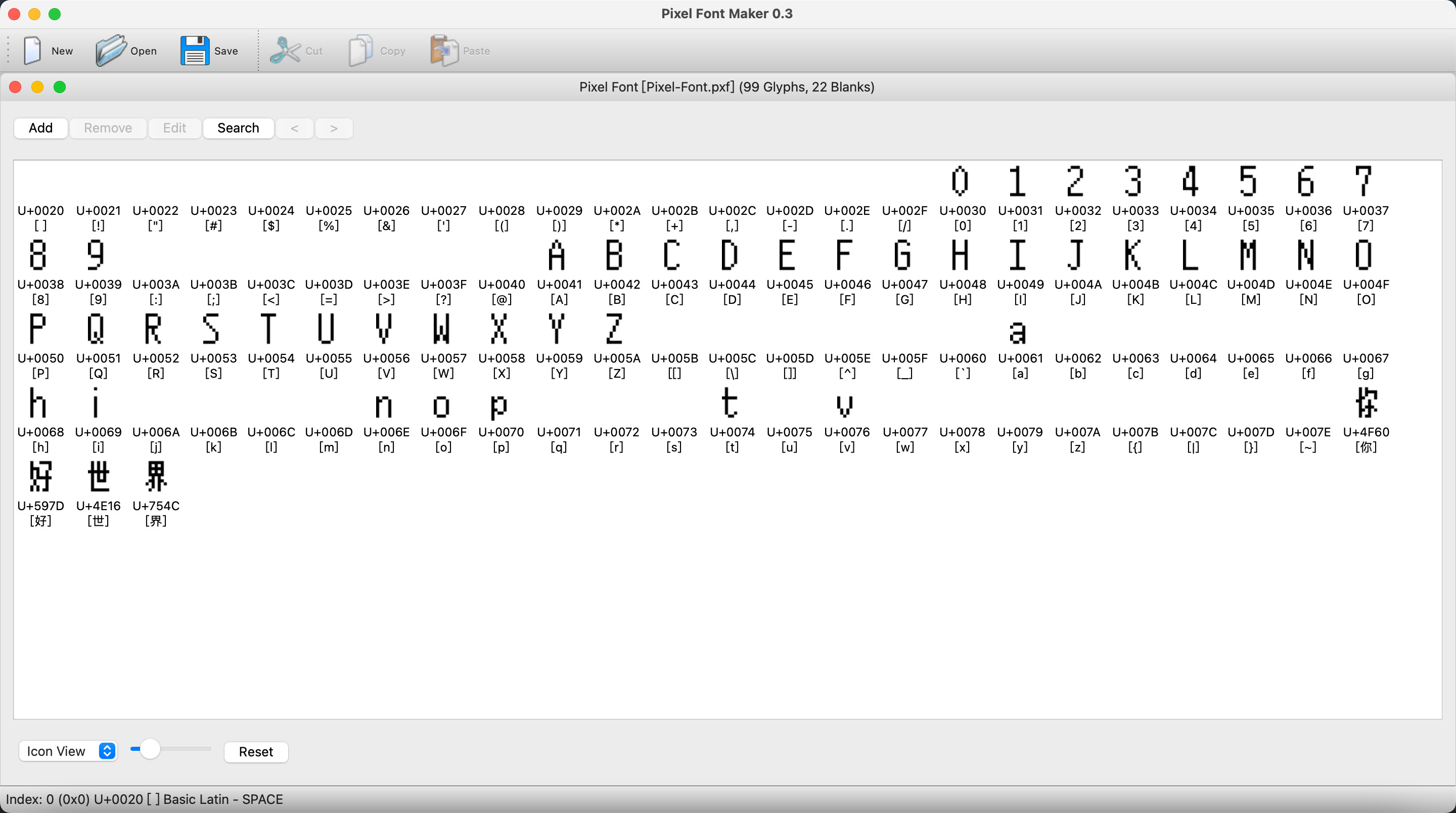 Pixel Font Maker screenshot 1