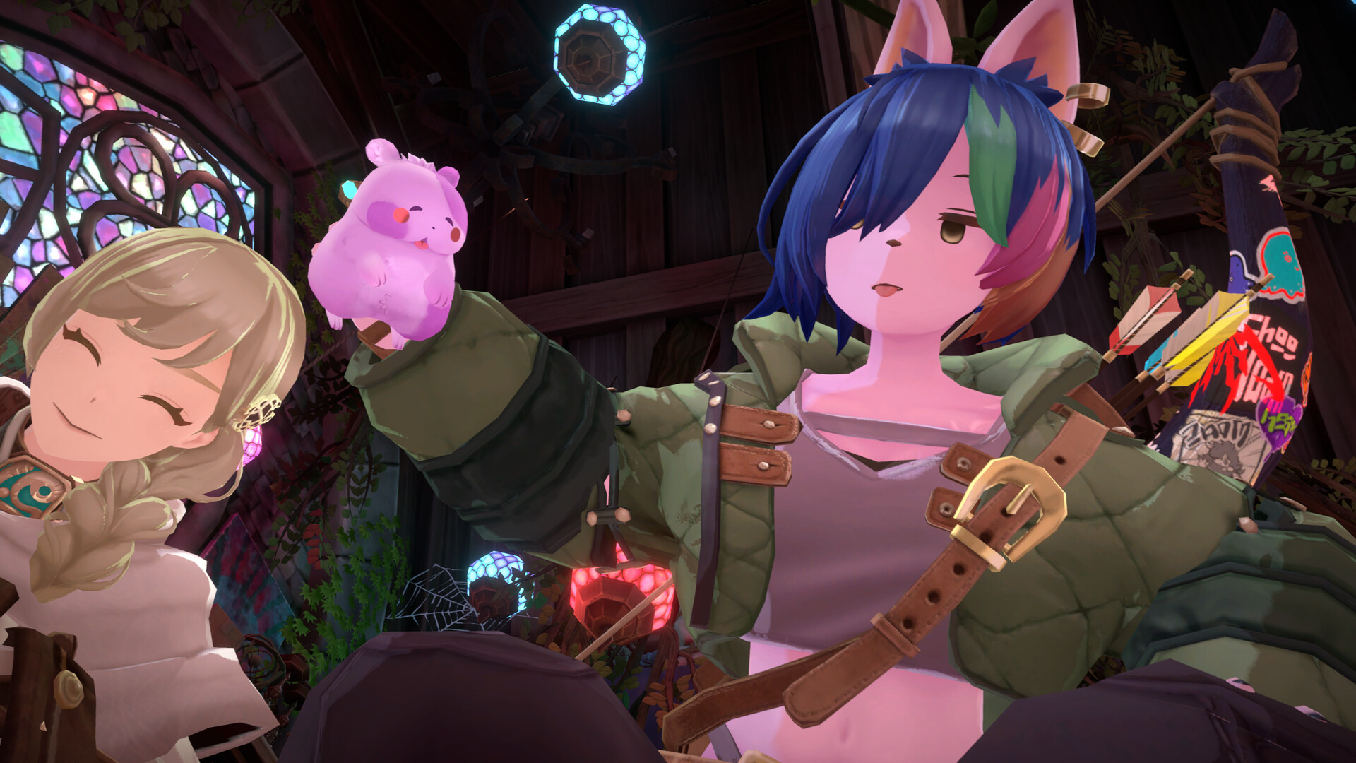 Knights of Fiona 公式スクリーンショット 剣や弓を使ったVR戦闘