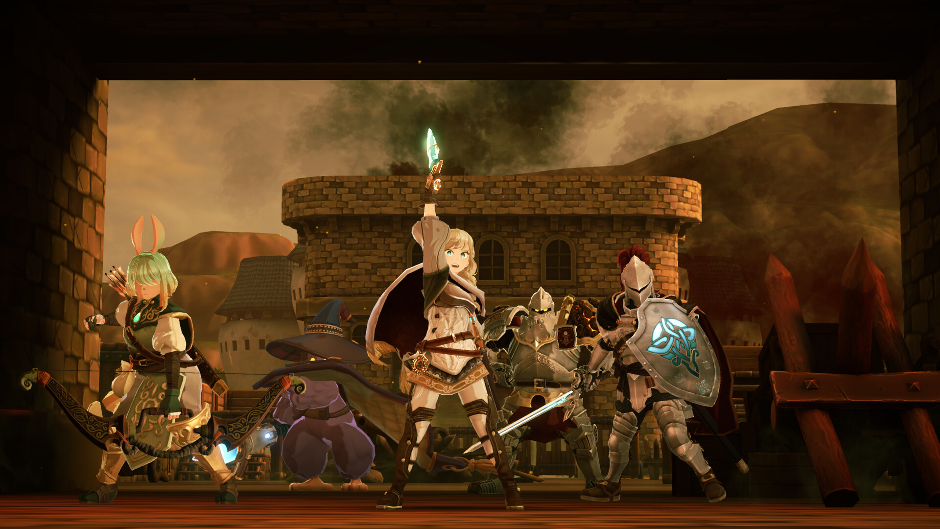 Knights of Fiona 公式スクリーンショット VR戦闘のワンシーン