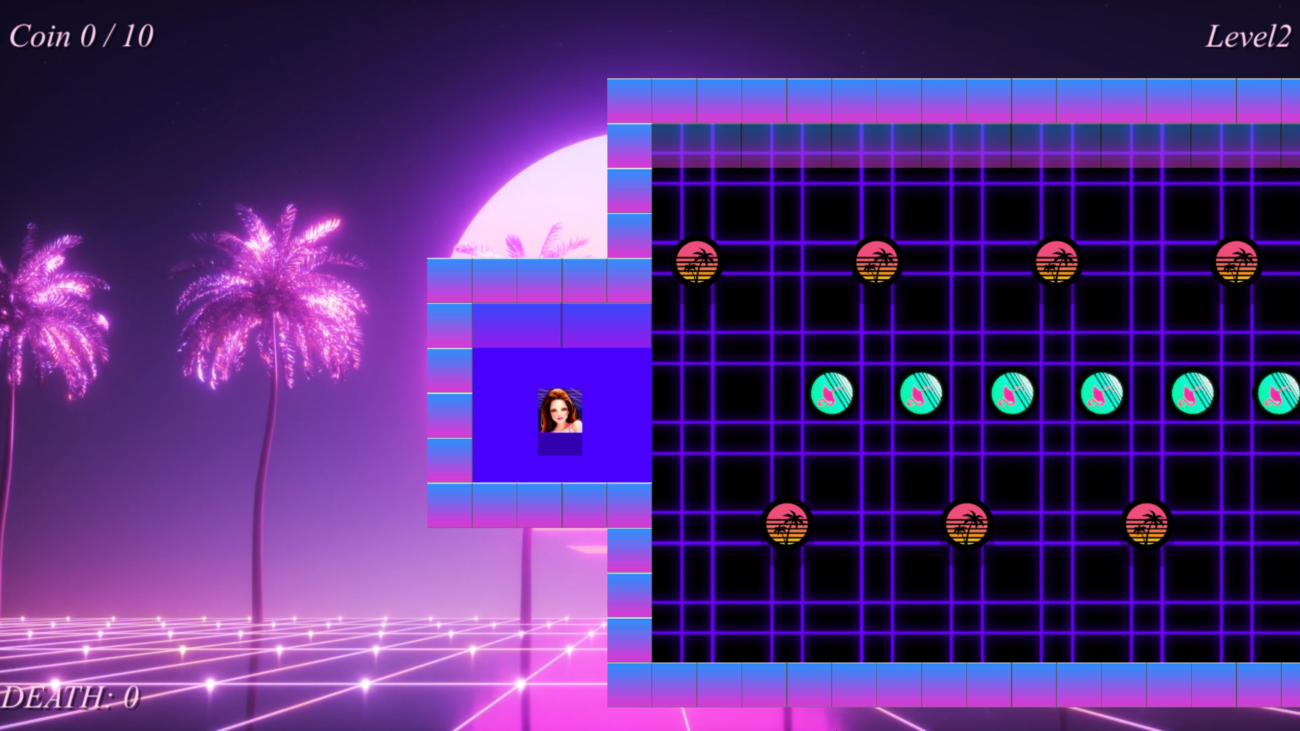 Vaporwave Hardest Game - Retrowave Edition screenshot 6
