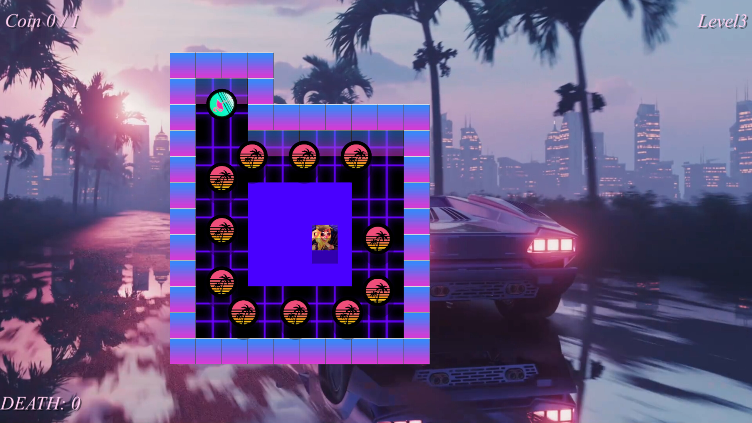 Vaporwave Hardest Game - Retrowave Edition screenshot 7