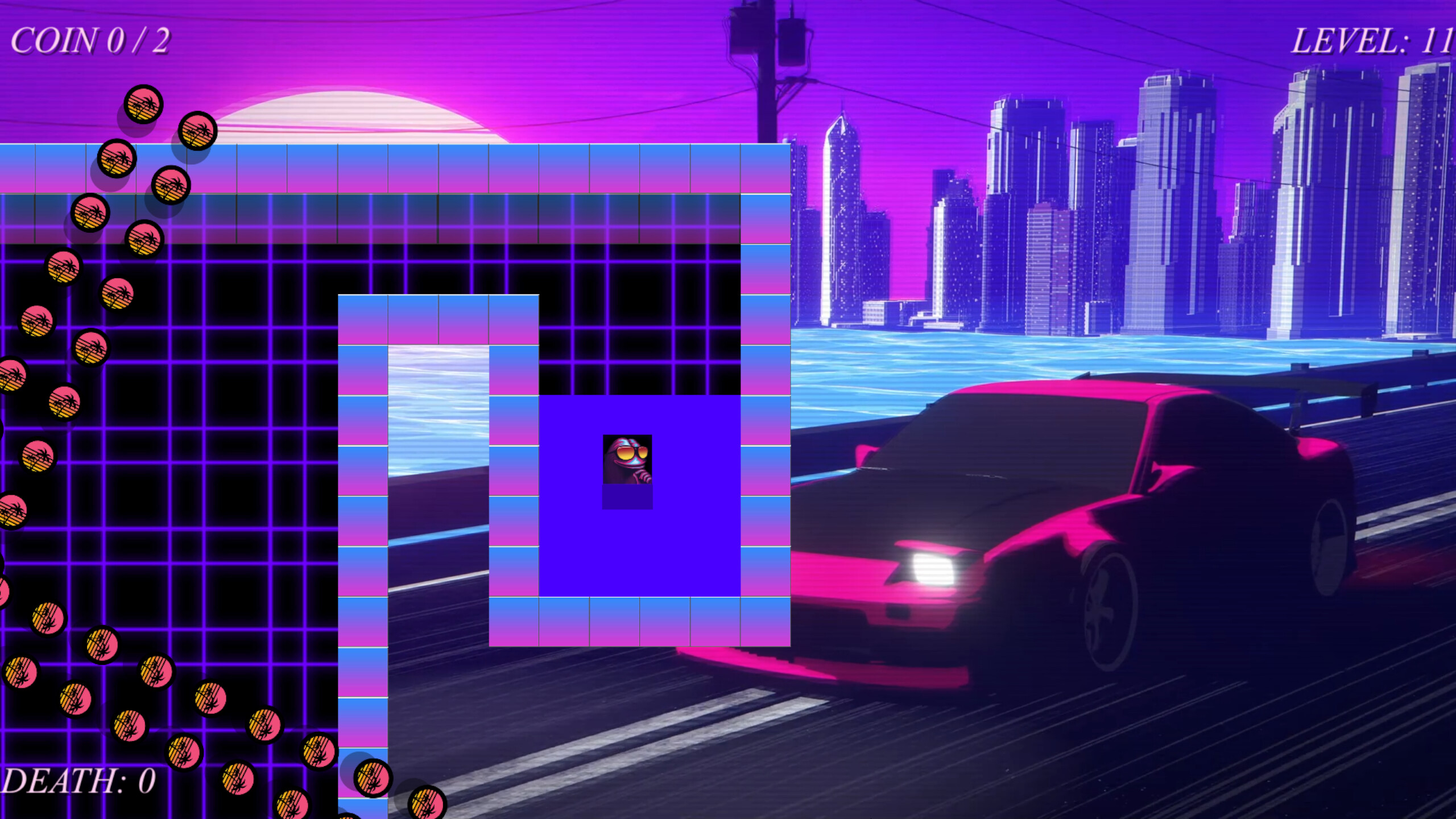 Vaporwave Hardest Game - Retrowave Edition screenshot 9