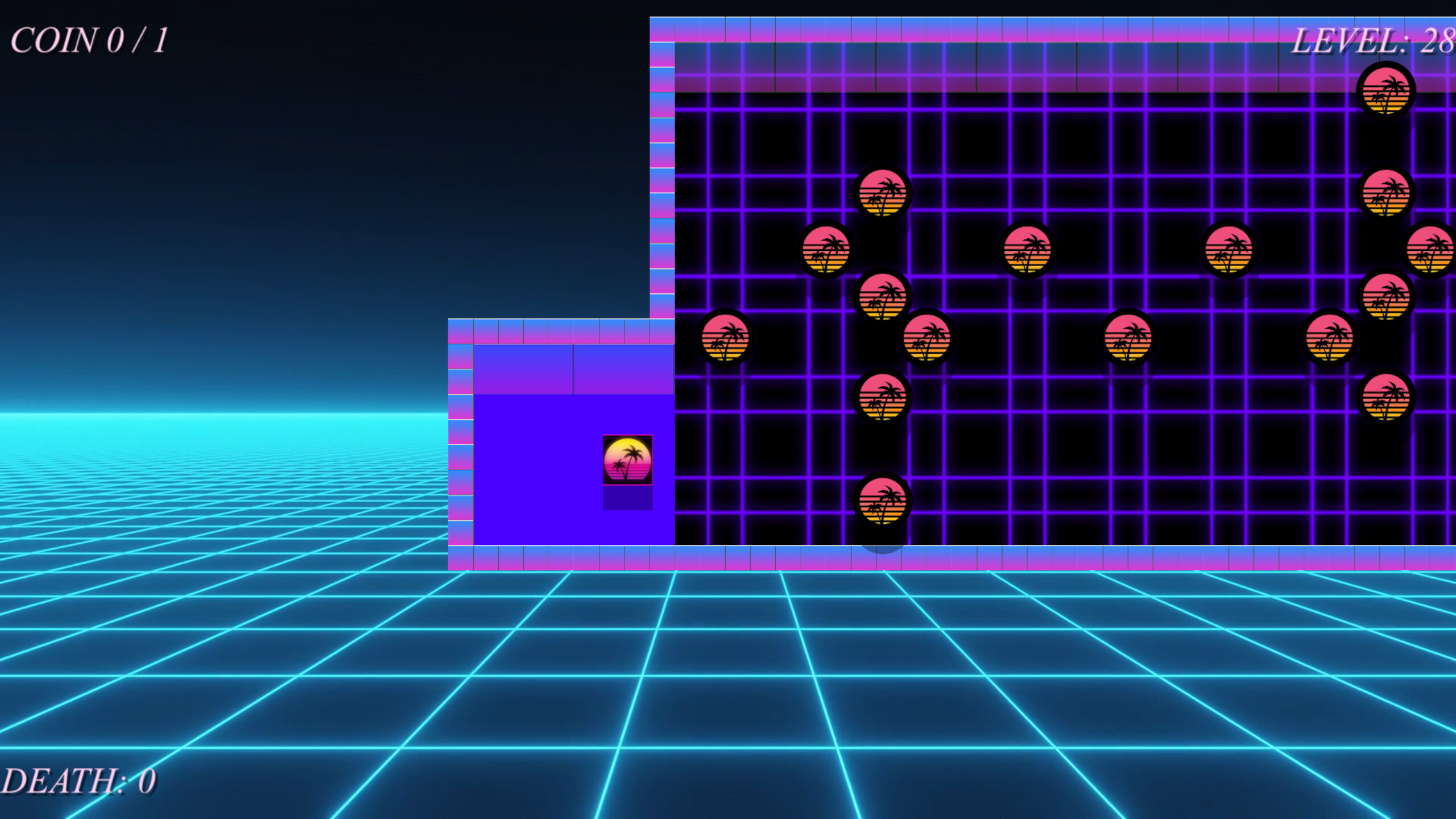 Vaporwave Hardest Game - Retrowave Edition screenshot 10
