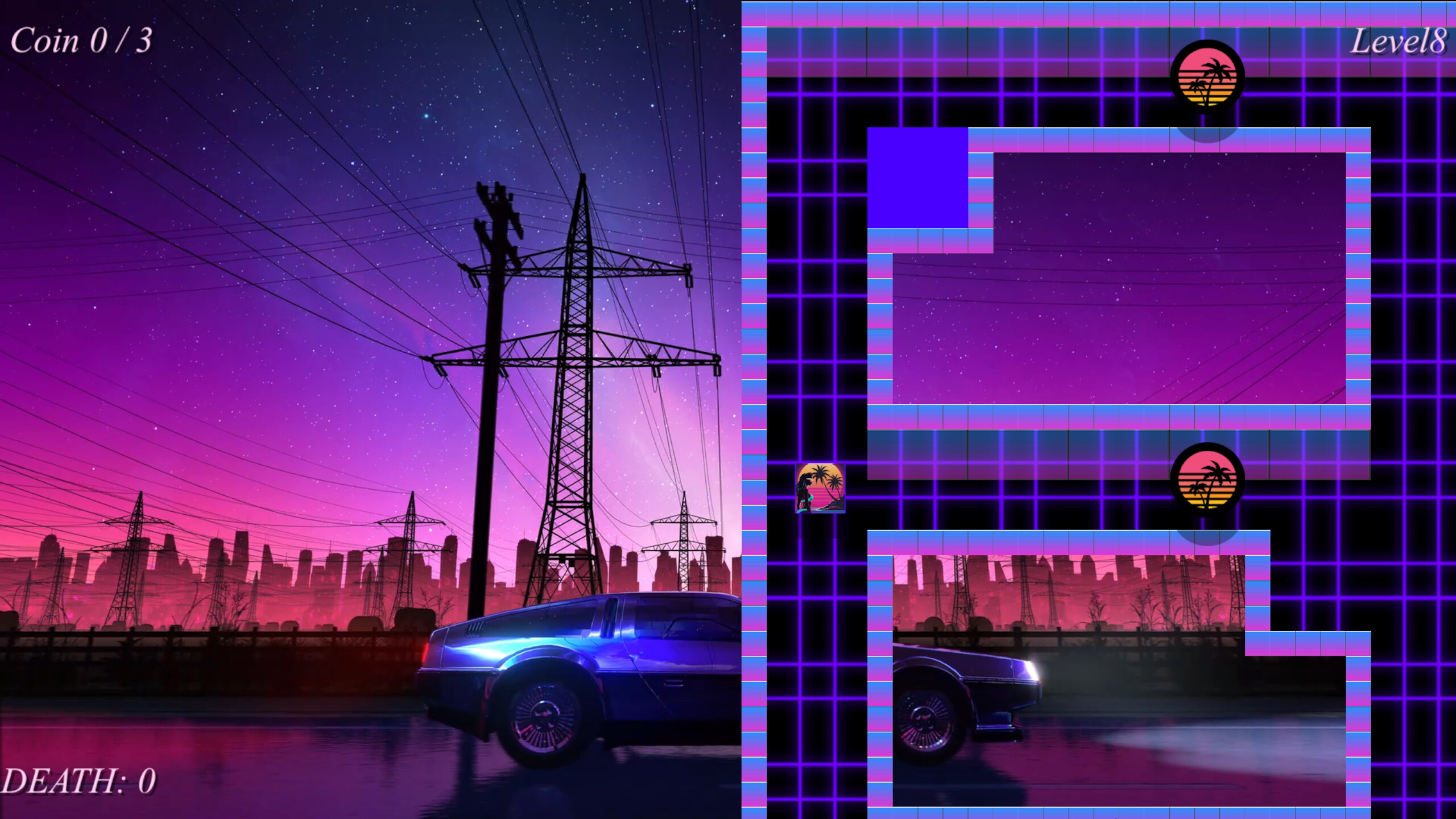 Vaporwave Hardest Game - Retrowave Edition screenshot 8
