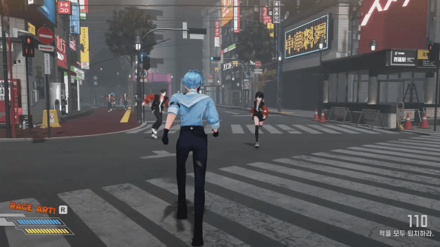 fugitive free rider gameplay nhan vat toc xanh chay tren pho